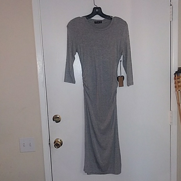 Grey Long Sleeve Dress - Picture 1 of 1